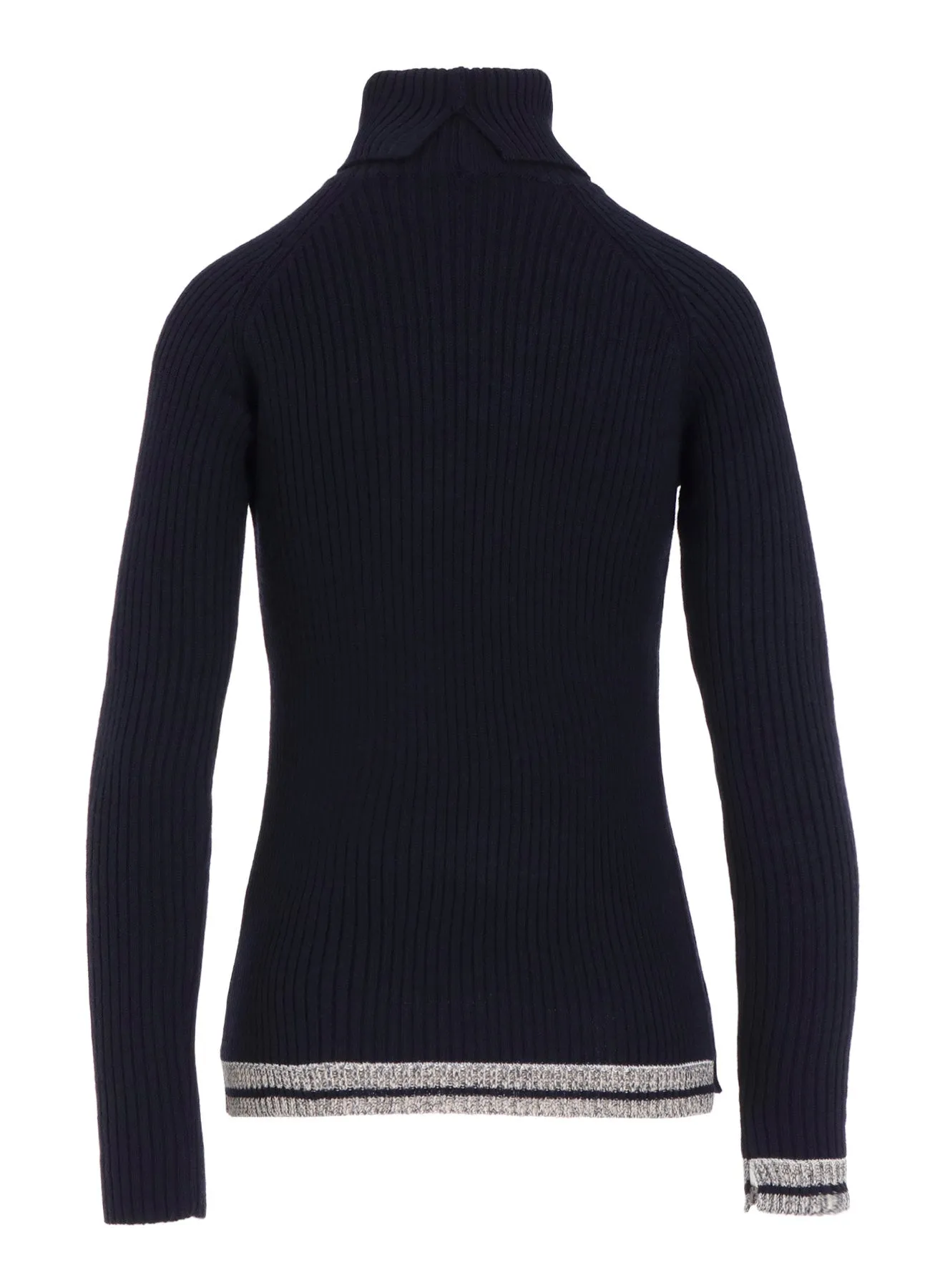RIBBED HIGH NECK PULLOVER sold by Yohji Yamamoto product image thumbnail 4