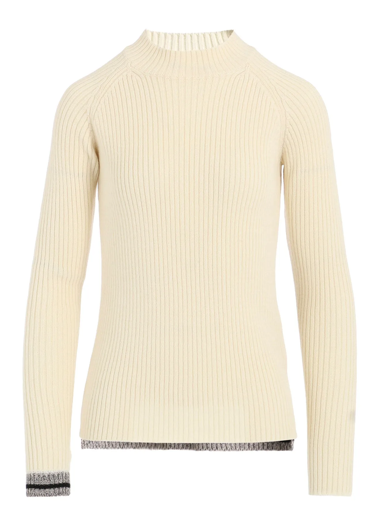 RIBBED MINI HIGH NECK PULLOVER sold by Yohji Yamamoto product image thumbnail 2