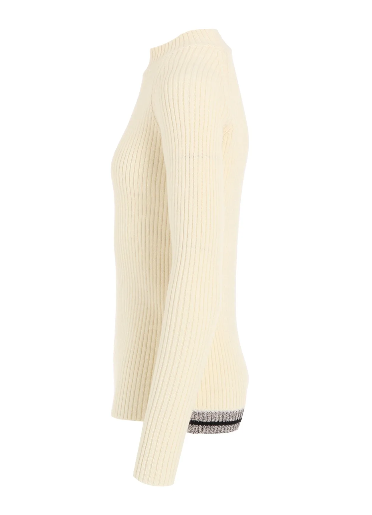 RIBBED MINI HIGH NECK PULLOVER sold by Yohji Yamamoto product image thumbnail 3