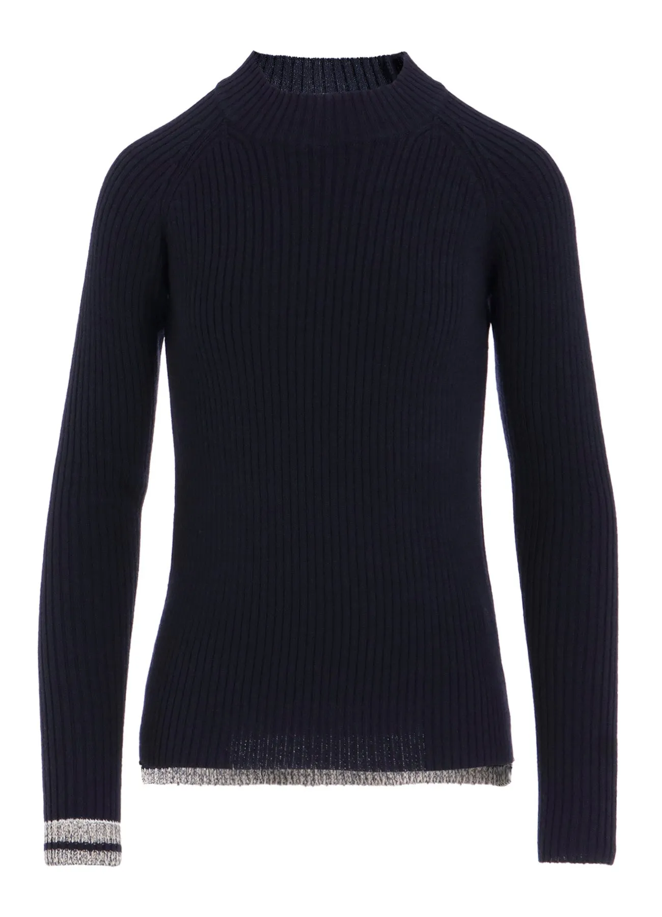 RIBBED MINI HIGH NECK PULLOVER sold by Yohji Yamamoto product image thumbnail 2