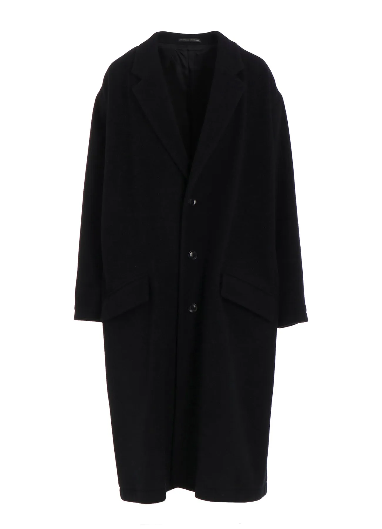 WOOL MOSSER 3-BUTTON TAILORED COAT sold by Yohji Yamamoto product image thumbnail 2