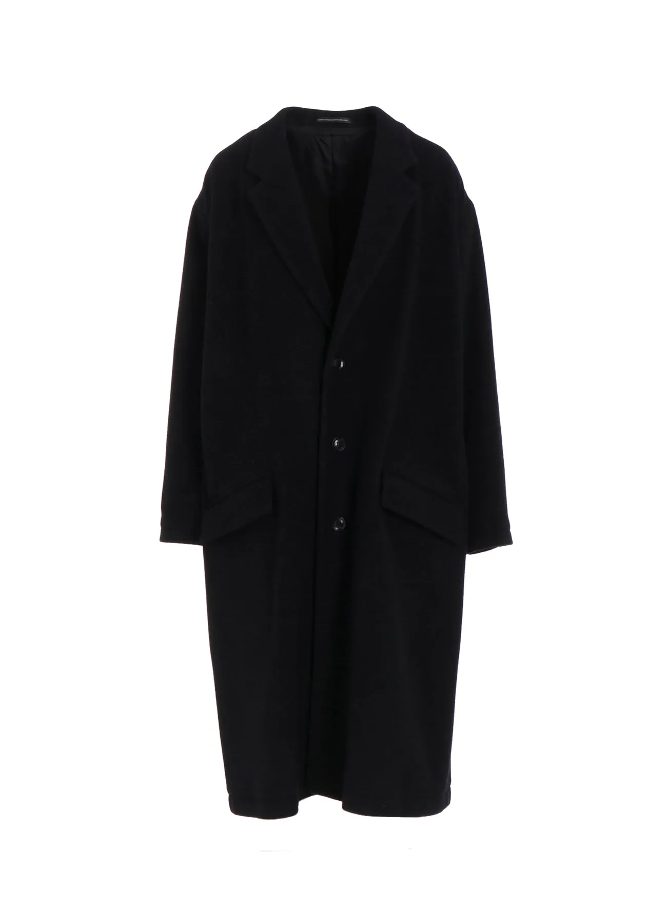 WOOL MOSSER 3-BUTTON TAILORED COAT sold by Yohji Yamamoto