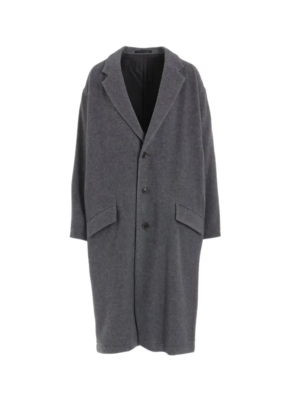 WOOL MOSSER 3-BUTTON TAILORED COAT sold by Yohji Yamamoto