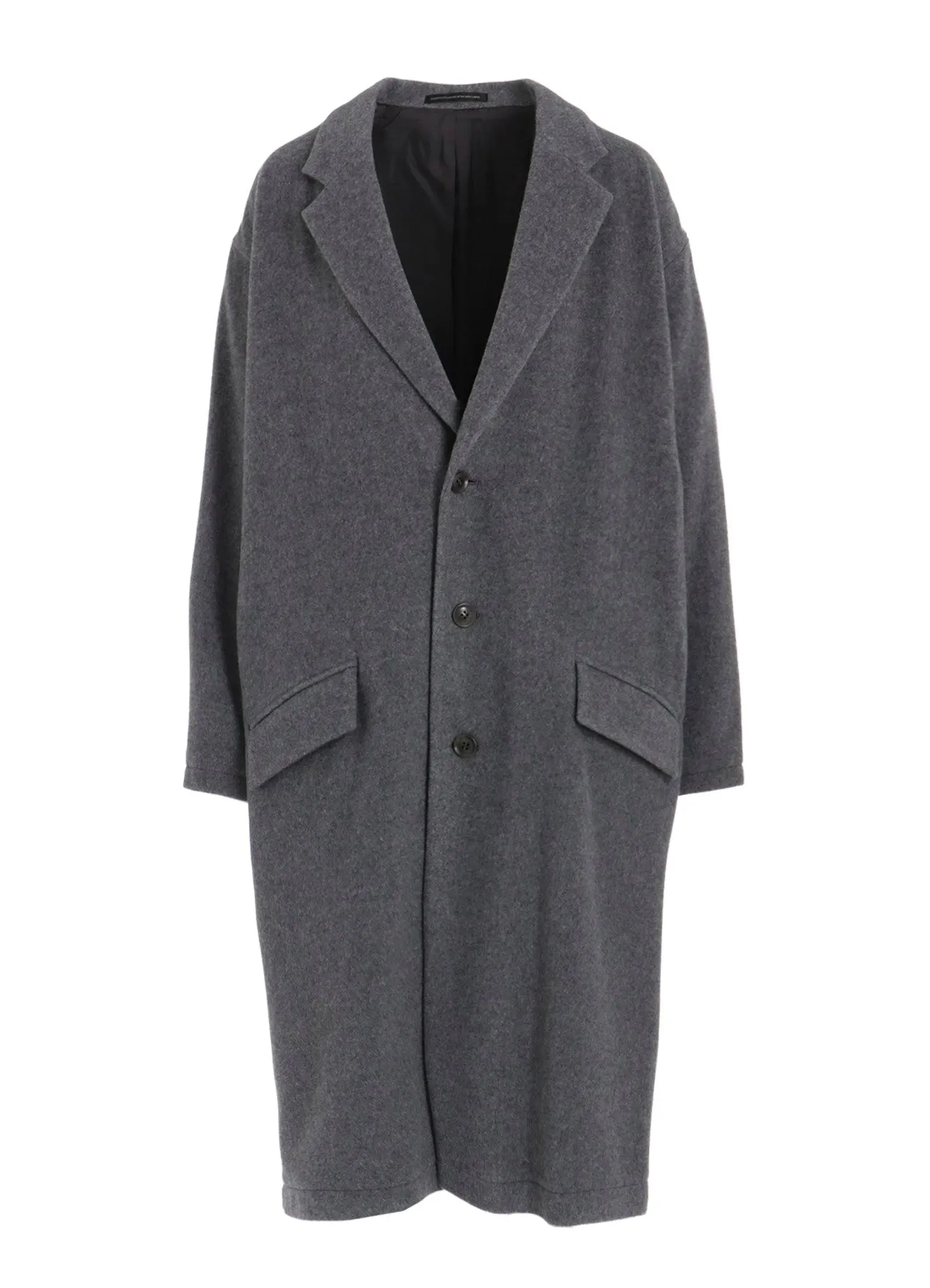 WOOL MOSSER 3-BUTTON TAILORED COAT sold by Yohji Yamamoto product image thumbnail 2