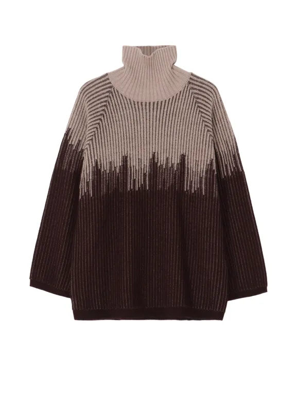 EXFineMerinoWool KNITTING JQ PULL OVER sold by Yohji Yamamoto