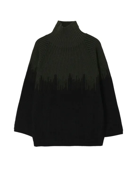 EXFineMerinoWool KNITTING JQ PULL OVER sold by Yohji Yamamoto