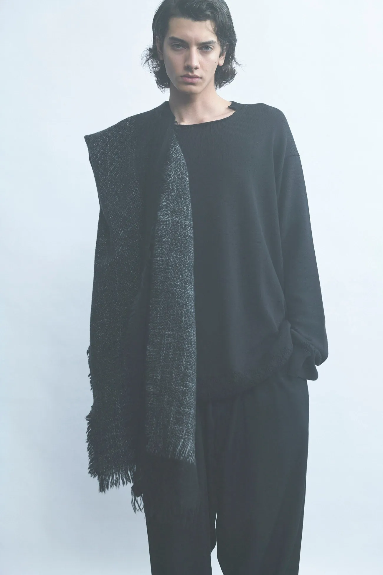 DOUBLE SCARF(11/1 12:00 Release) sold by Yohji Yamamoto product image thumbnail 3