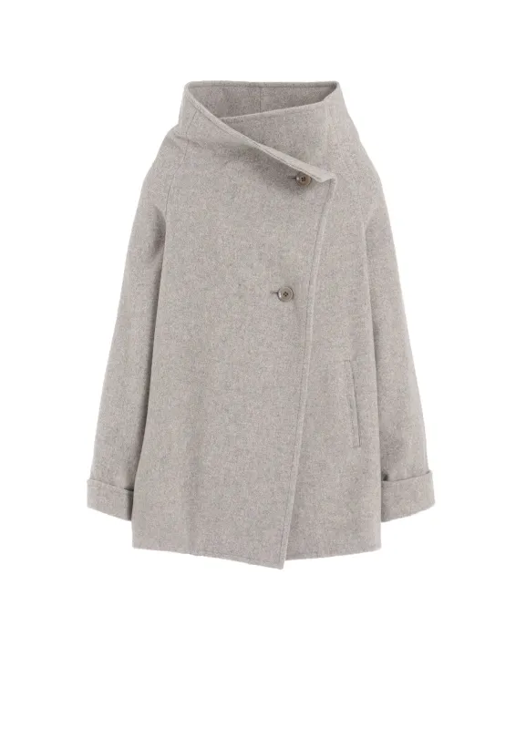 AIRY MOSSER WRAP COAT sold by Yohji Yamamoto