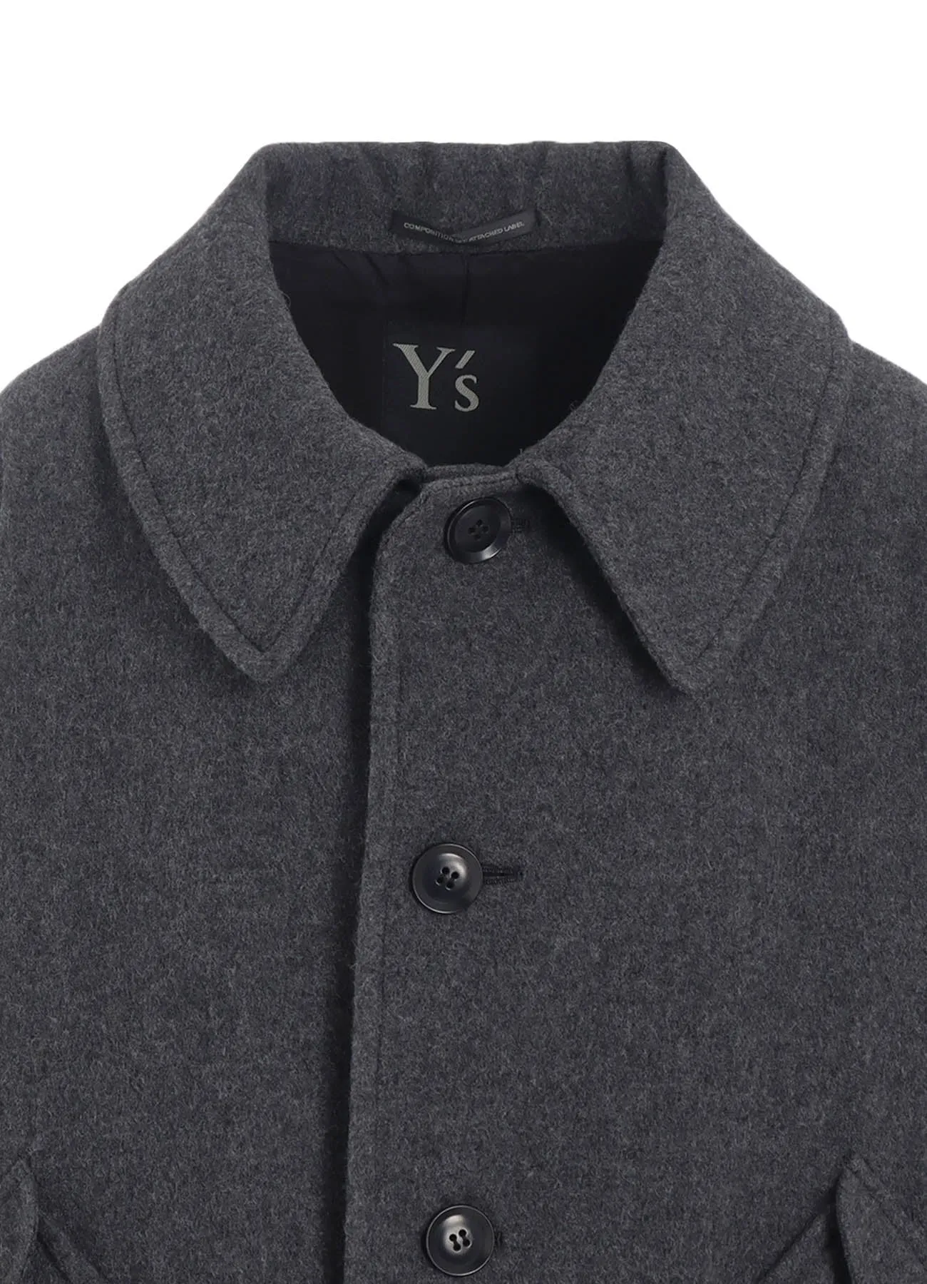 AIRY MOSSER BIG POCKET COAT sold by Yohji Yamamoto product image thumbnail 5