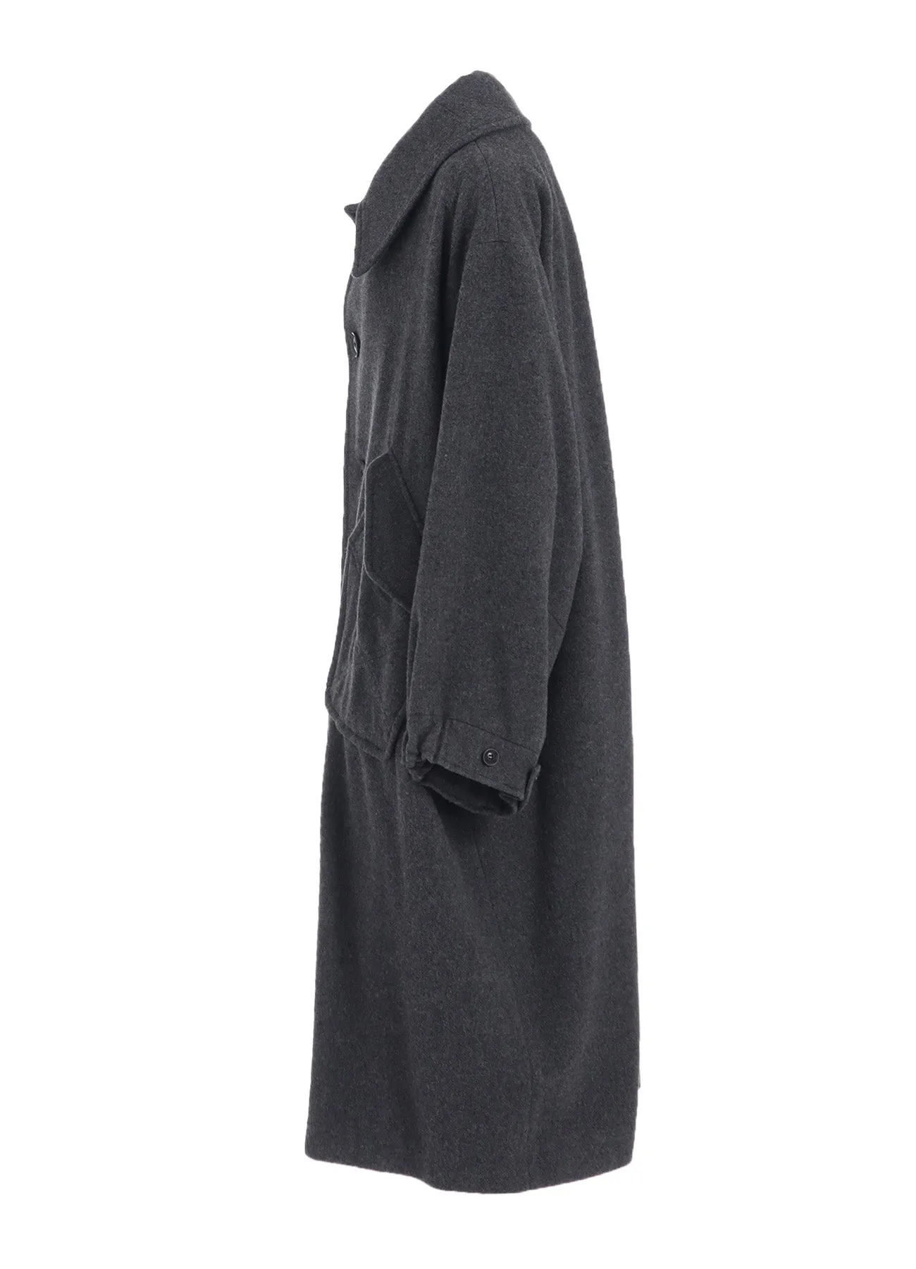 AIRY MOSSER BIG POCKET COAT sold by Yohji Yamamoto product image thumbnail 3