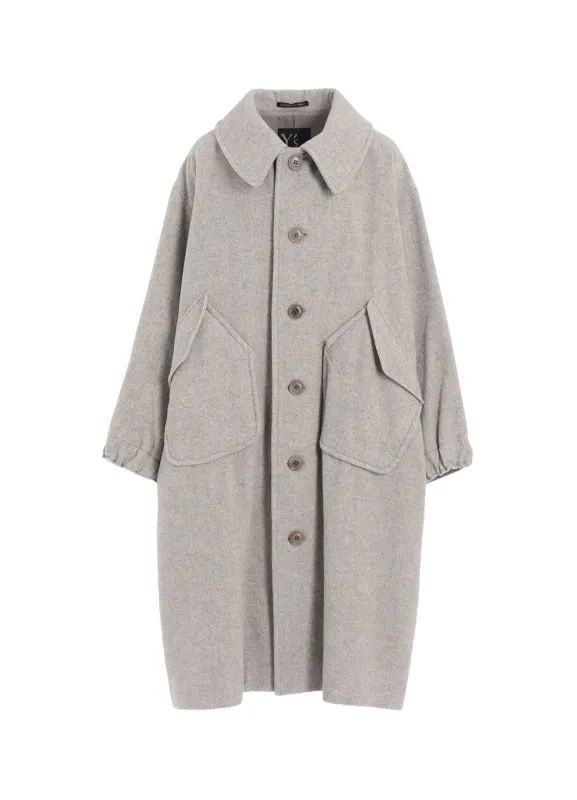 AIRY MOSSER BIG POCKET COAT sold by Yohji Yamamoto