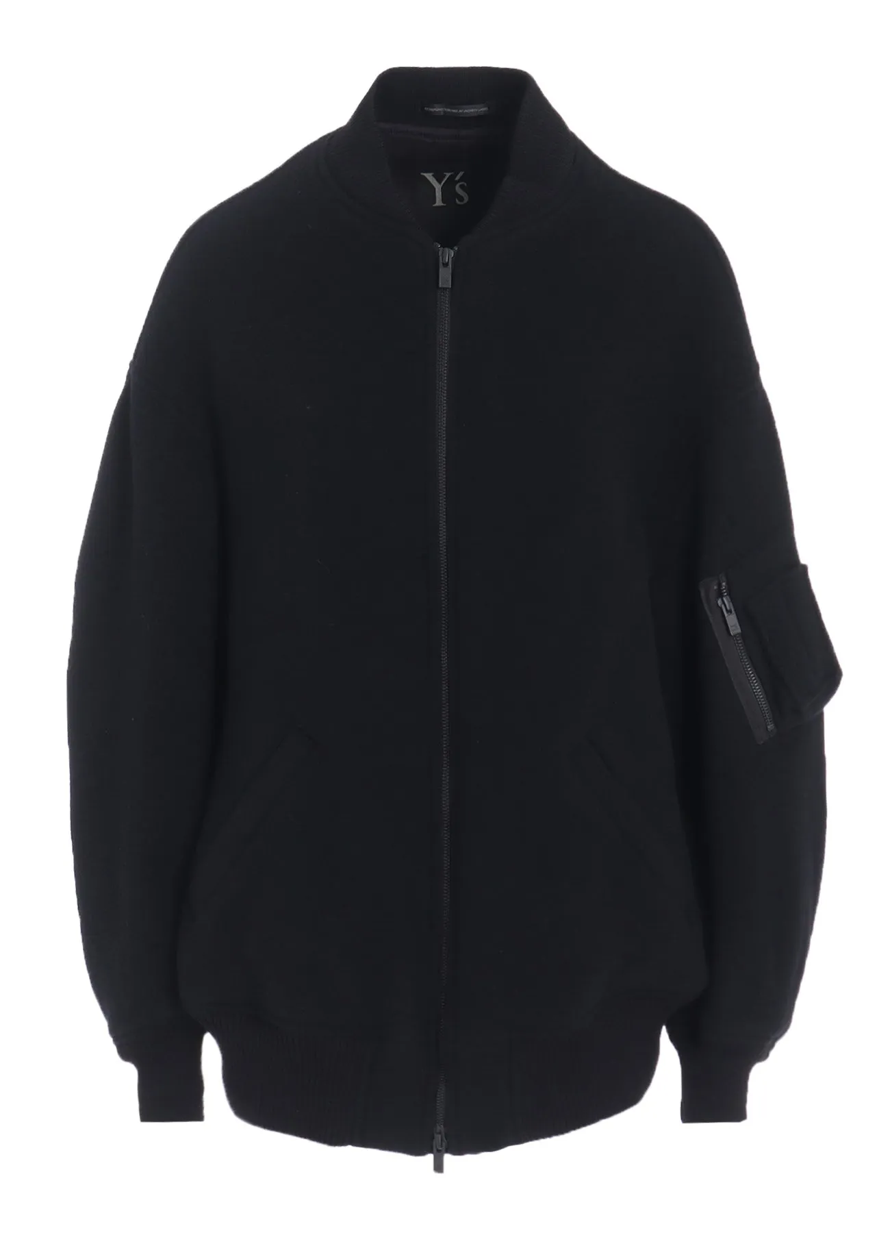 WOOL DOUBLE-FACED MOSSER MA-1 sold by Yohji Yamamoto product image thumbnail 2