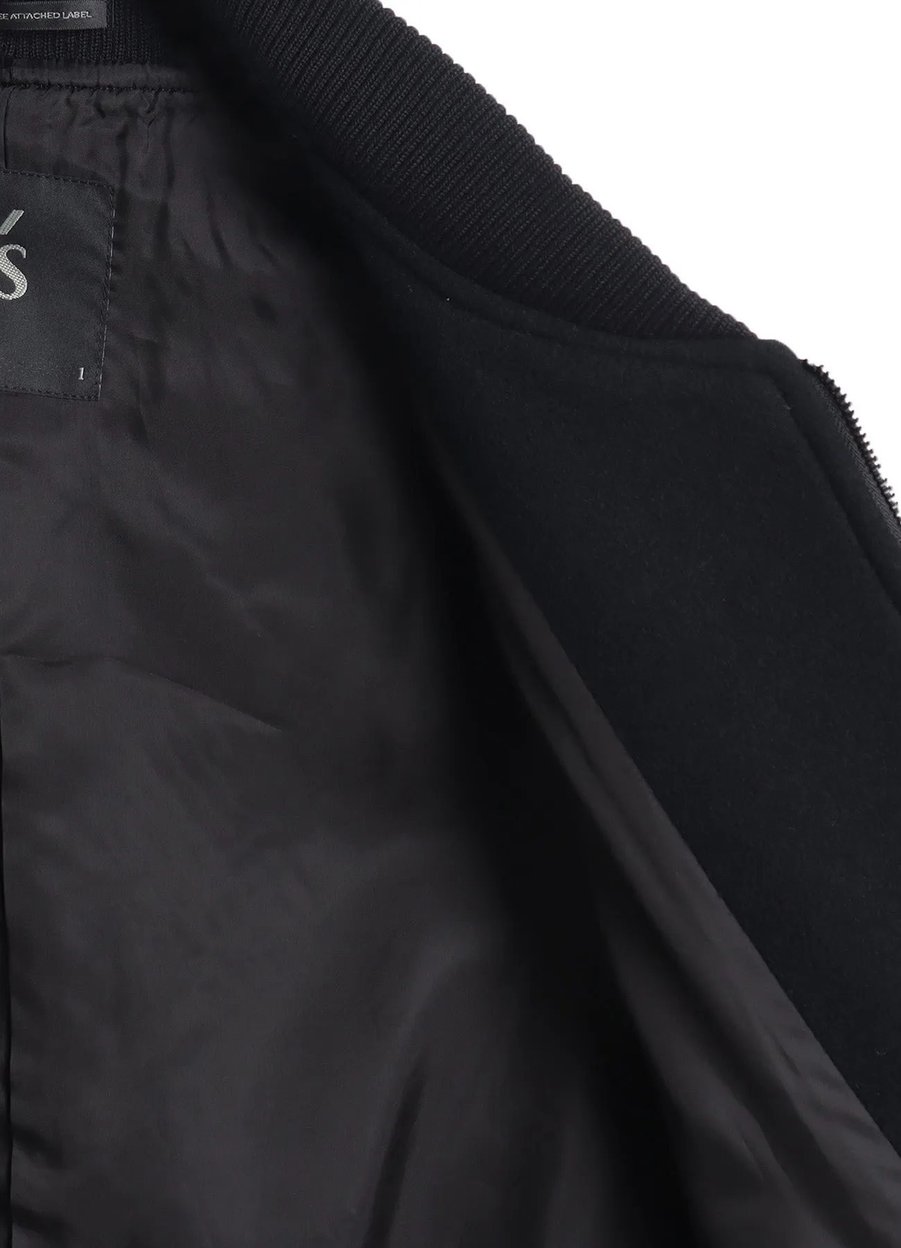 WOOL DOUBLE-FACED MOSSER MA-1 sold by Yohji Yamamoto product image thumbnail 4