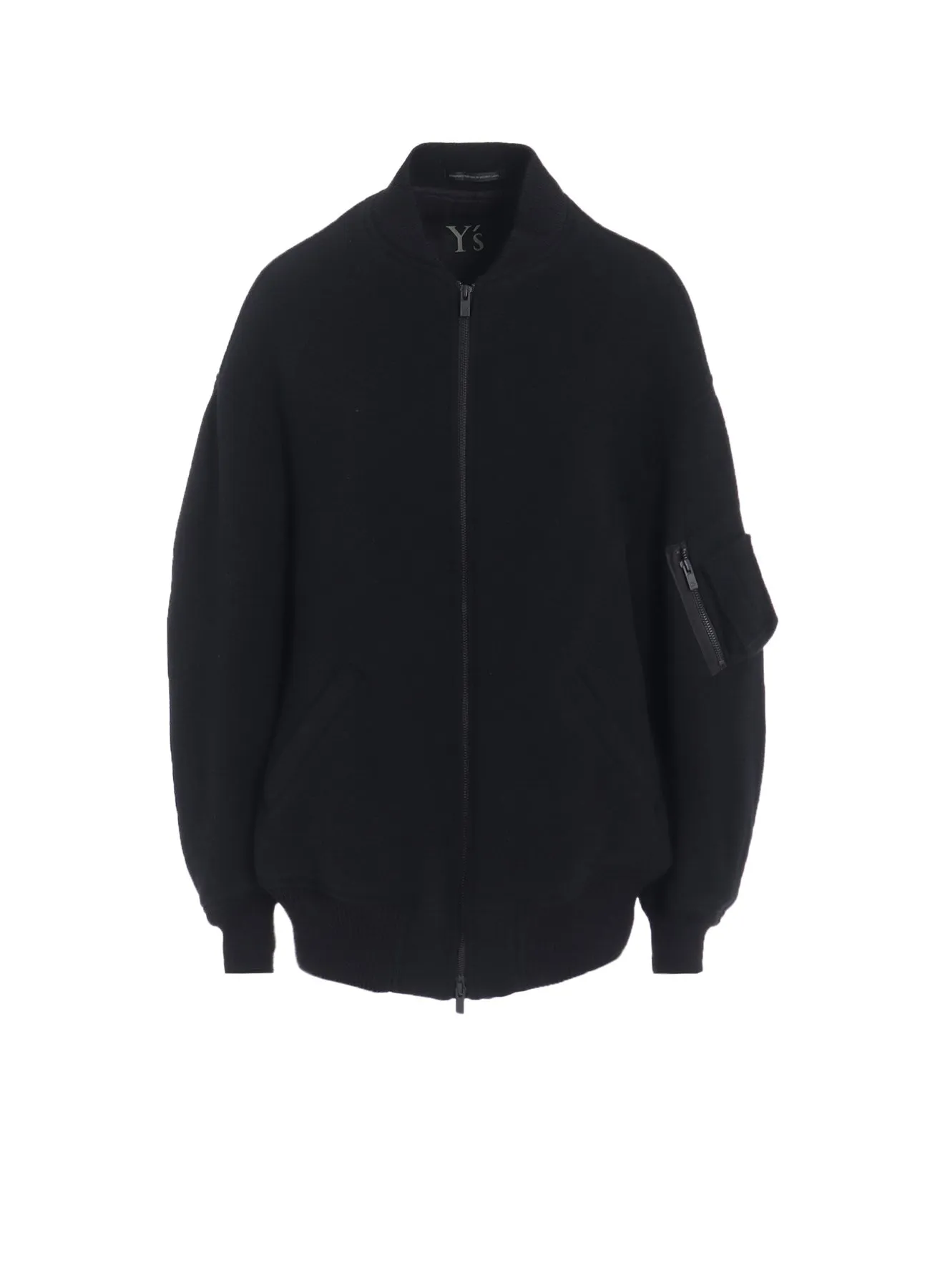 WOOL DOUBLE-FACED MOSSER MA-1 sold by Yohji Yamamoto