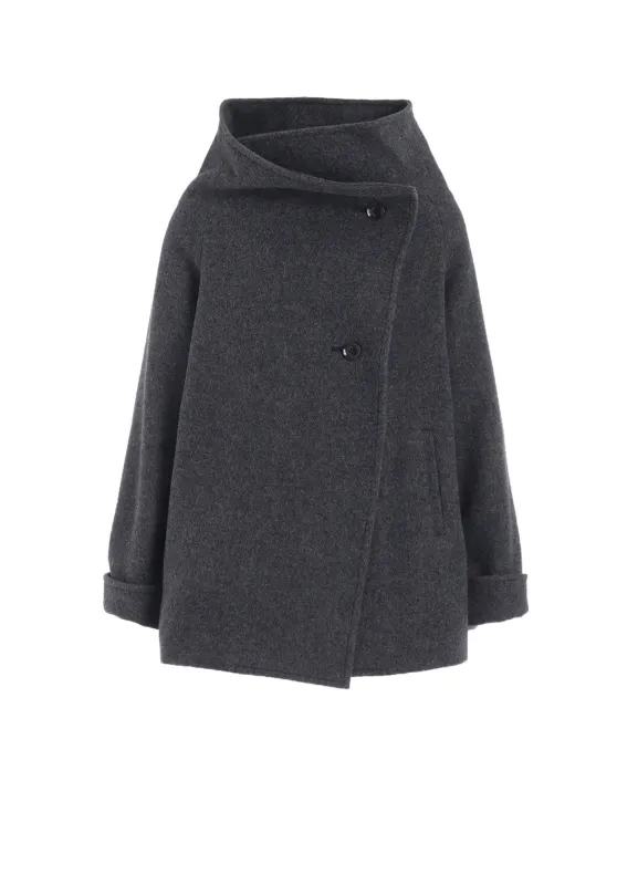 AIRY MOSSER WRAP COAT sold by Yohji Yamamoto