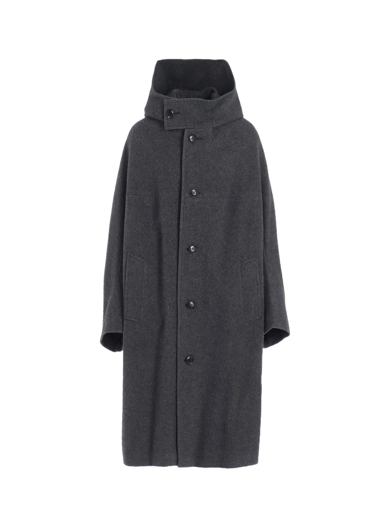 AIRY MOSSER LONG CAPE COAT sold by Yohji Yamamoto