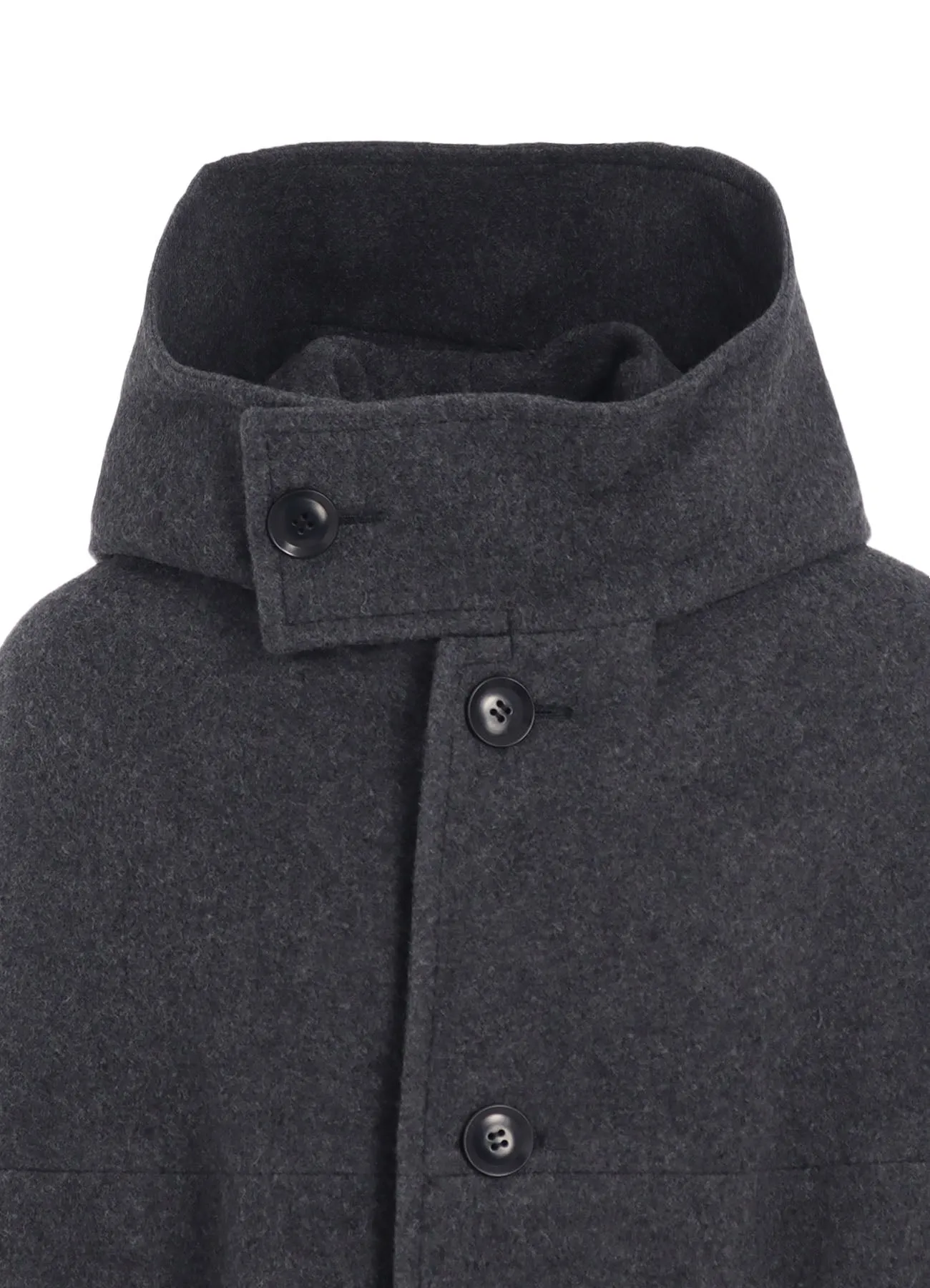 AIRY MOSSER LONG CAPE COAT sold by Yohji Yamamoto product image thumbnail 5