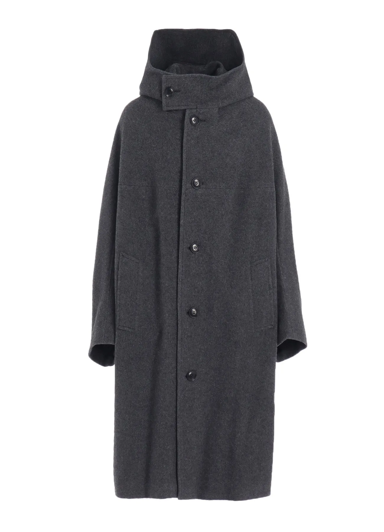 AIRY MOSSER LONG CAPE COAT sold by Yohji Yamamoto product image thumbnail 2