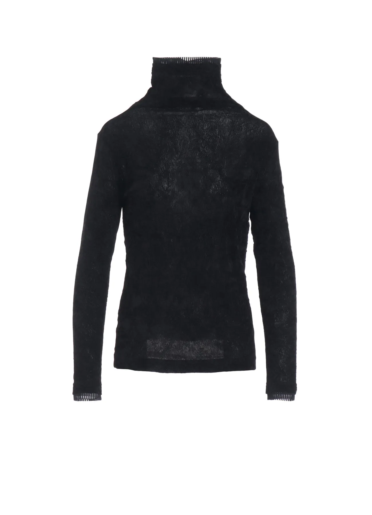 FLOCKED TULLE HIGH NECK T sold by Yohji Yamamoto