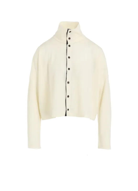 MILLED PLAID WOOL CARDIGAN made by Yohji Yamamoto