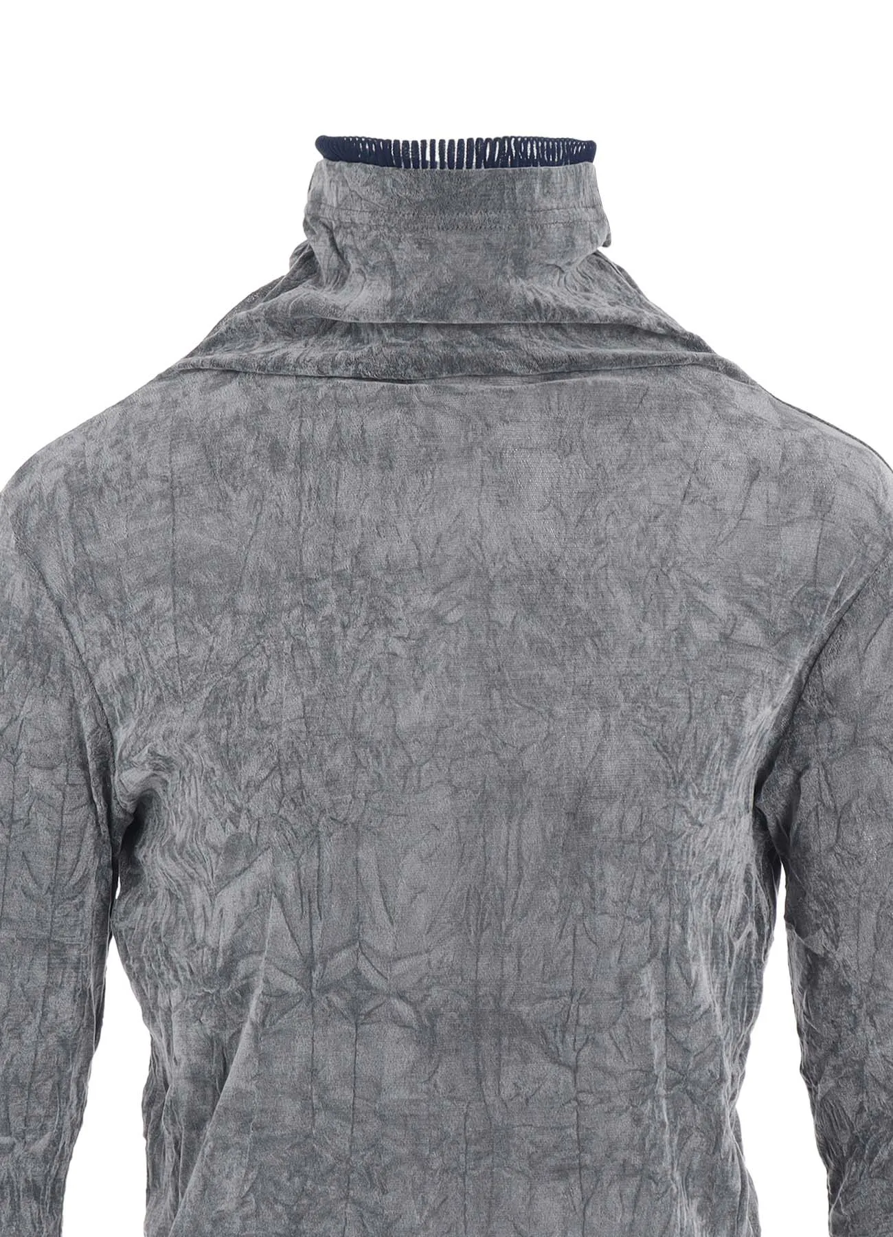 FLOCKED TULLE HIGH NECK T sold by Yohji Yamamoto product image thumbnail 5