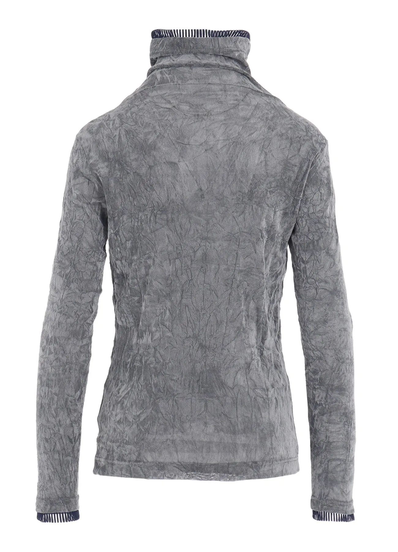 FLOCKED TULLE HIGH NECK T sold by Yohji Yamamoto product image thumbnail 4