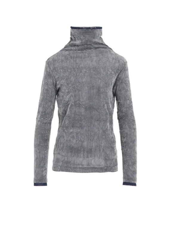 FLOCKED TULLE HIGH NECK T sold by Yohji Yamamoto