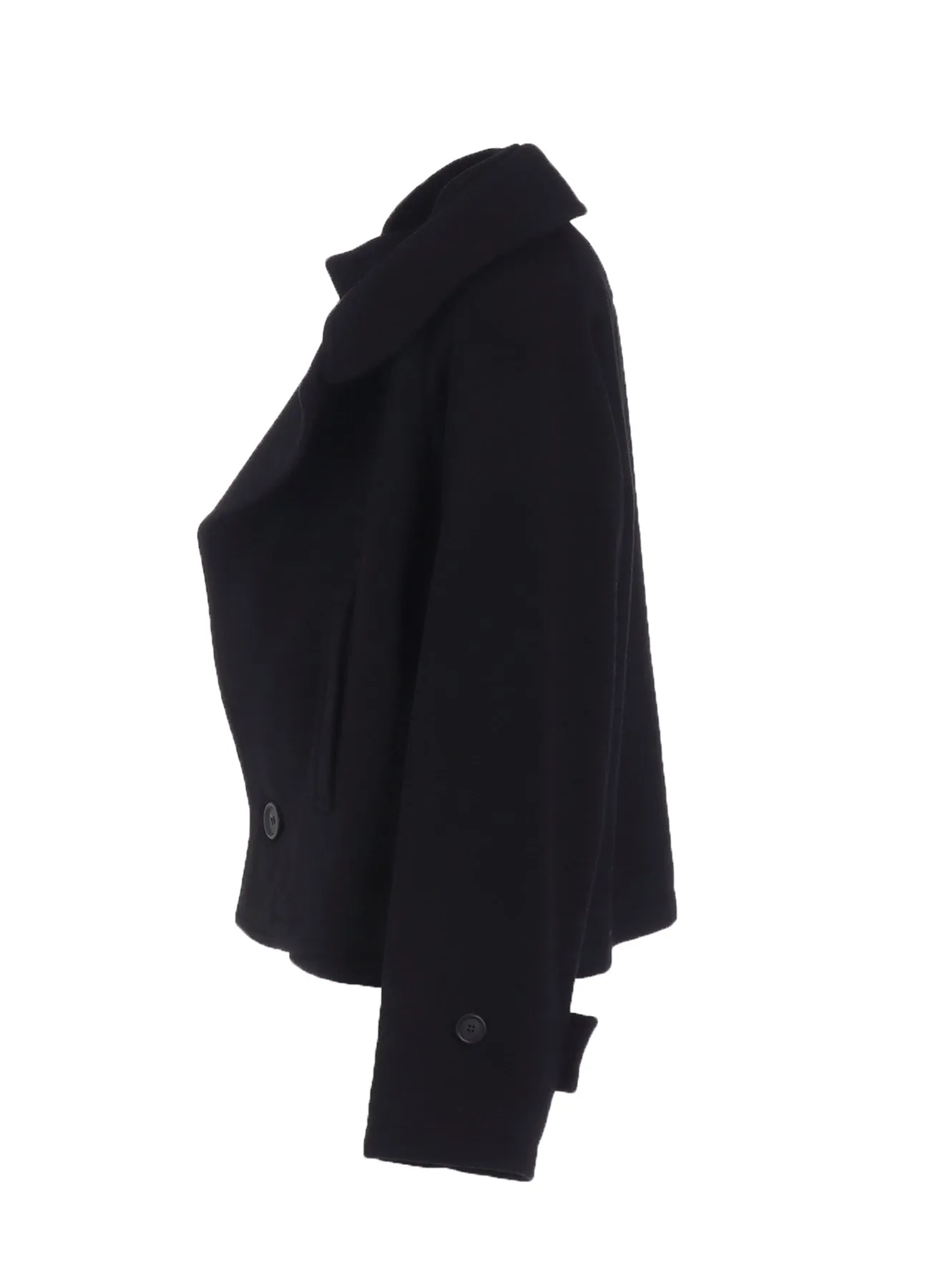 MELTON SHORT COAT sold by Yohji Yamamoto product image thumbnail 5
