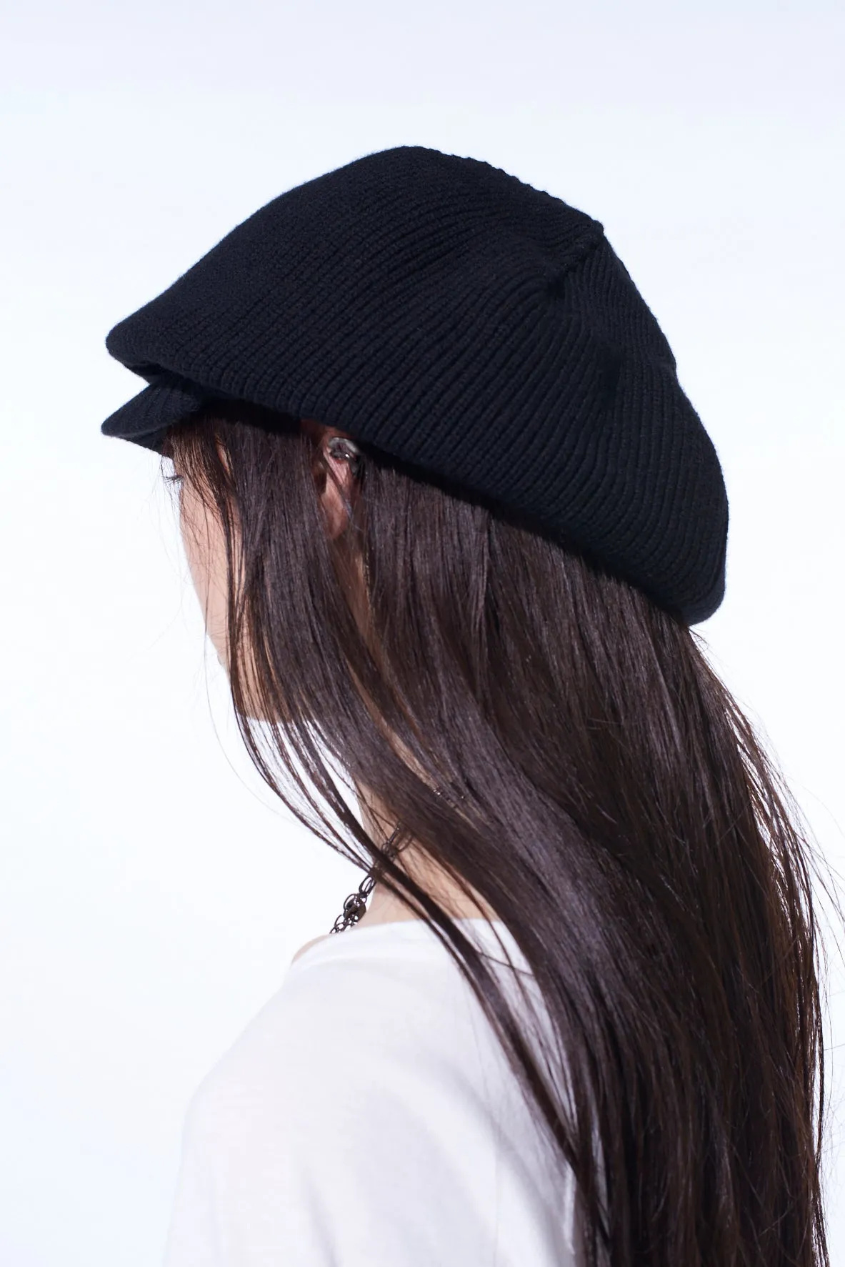 WOOL NYLON KNIT CASQUETTE sold by Yohji Yamamoto product image thumbnail 4