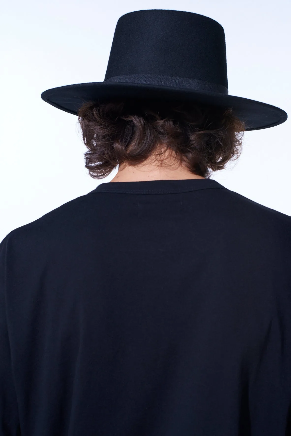 WOOL FELT WIDE BRIM HAT sold by Yohji Yamamoto product image thumbnail 4