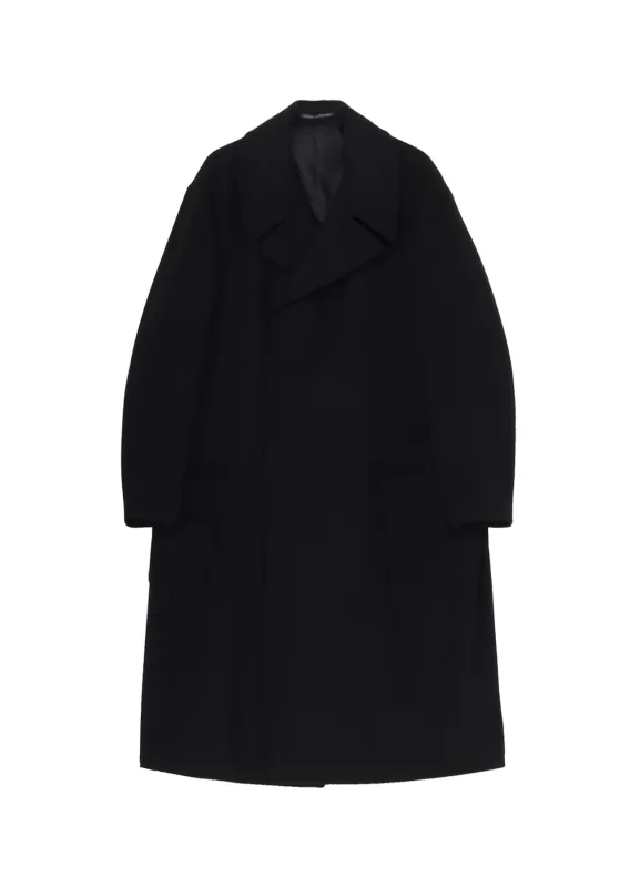 AIRY MOSSER SNAP BUTTON LONG COAT sold by Yohji Yamamoto
