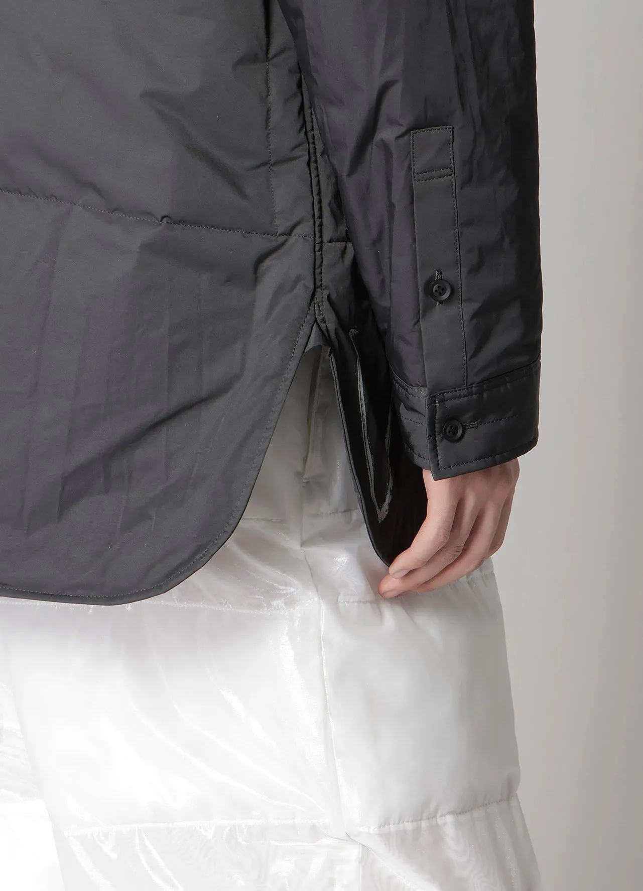 Y MESSAGE PRINTED PADDED BLOUSE sold by Yohji Yamamoto product image thumbnail 5