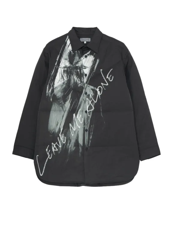 Y MESSAGE PRINTED PADDED BLOUSE made by Yohji Yamamoto