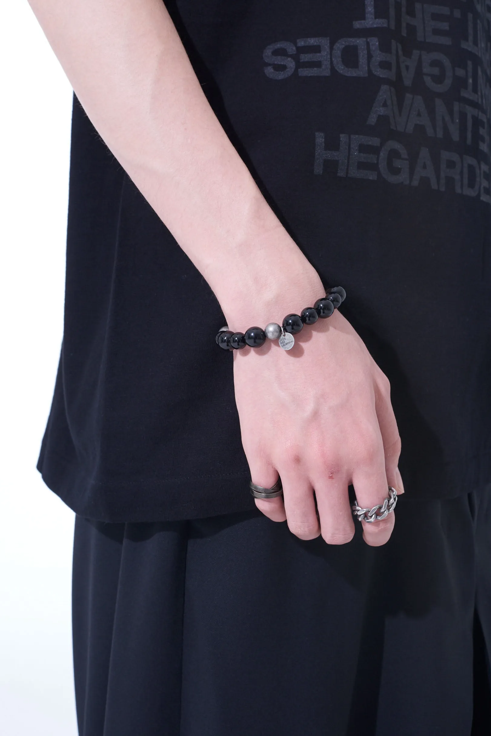 ONYX BEAD BRACELET sold by Yohji Yamamoto product image thumbnail 2