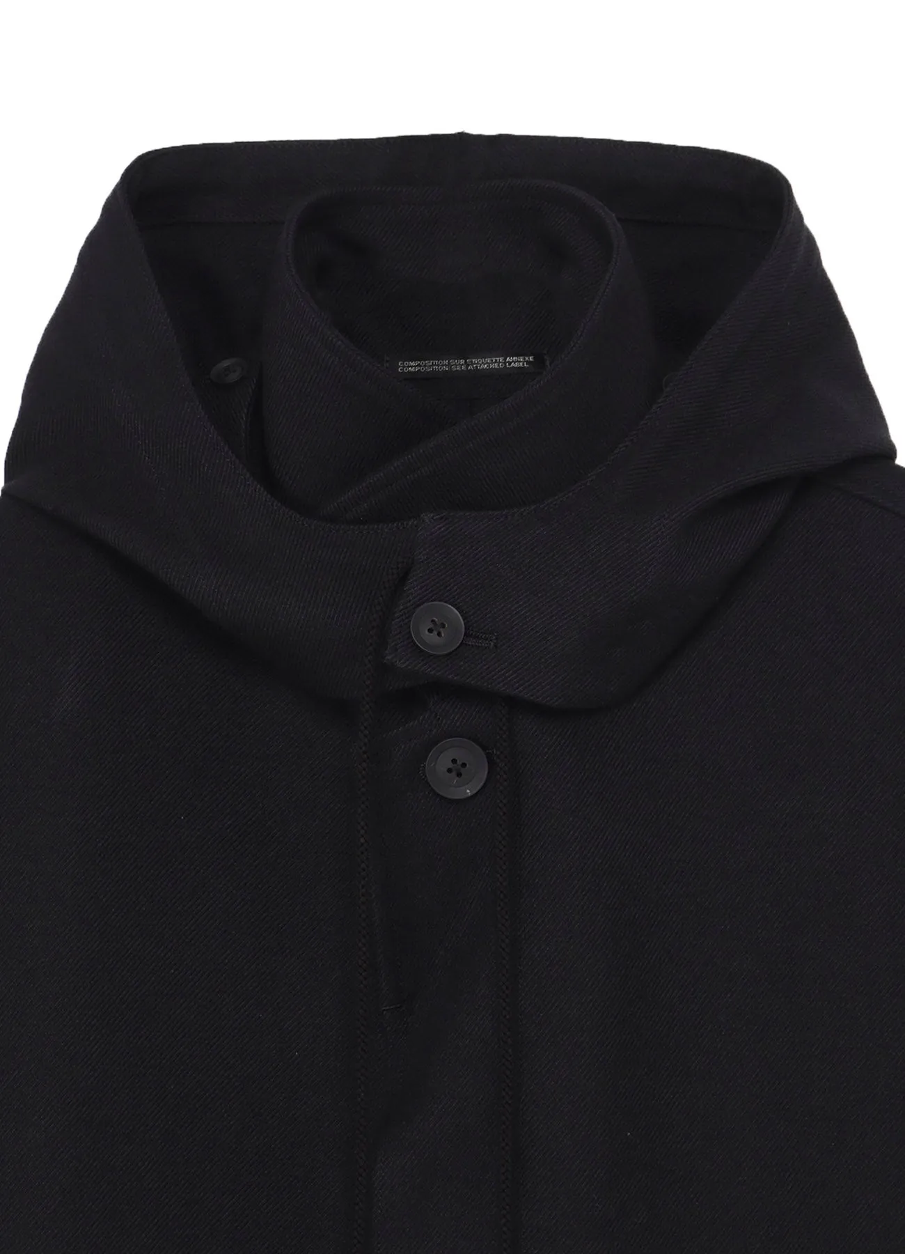 ARMY SERGE FOODED TRENCH COAT sold by Yohji Yamamoto product image thumbnail 4