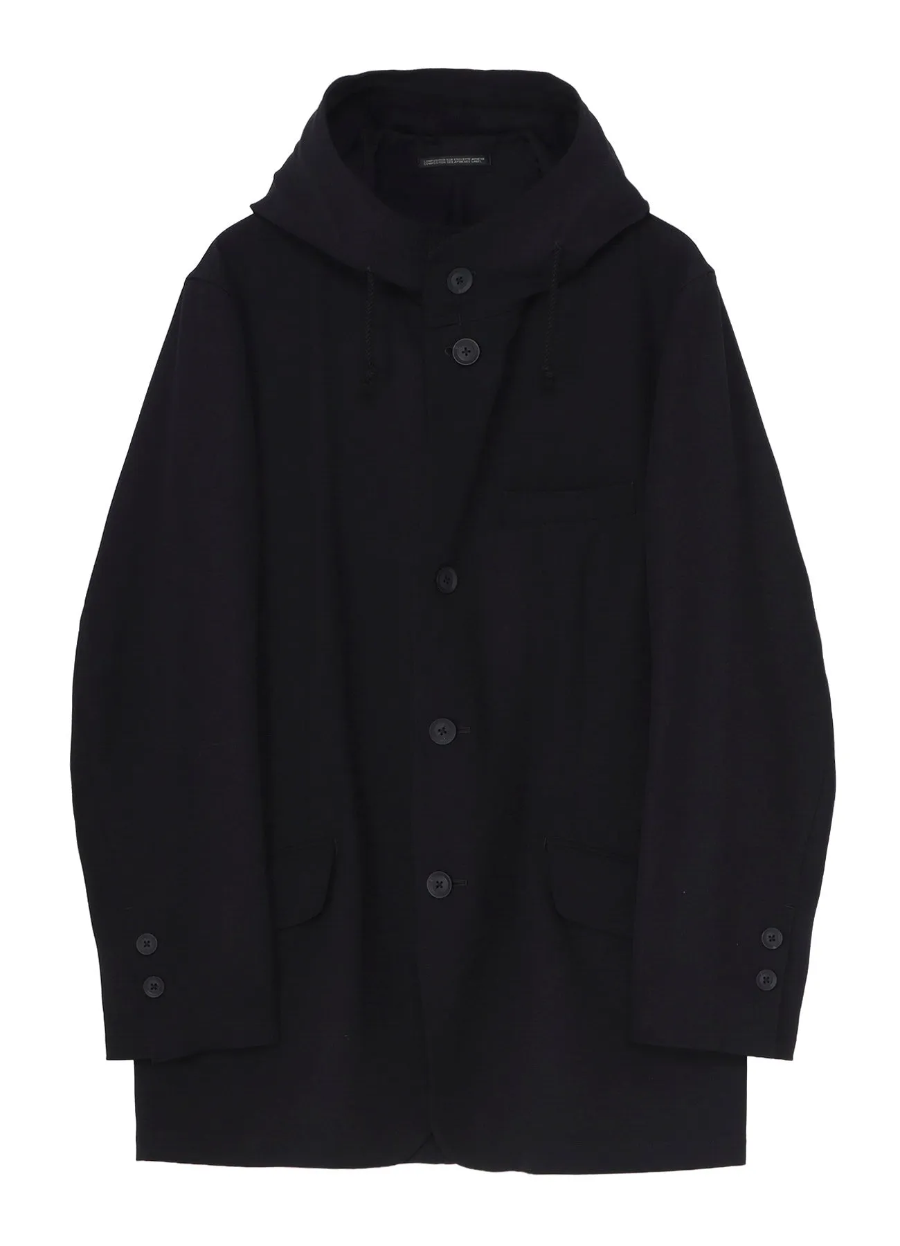 ARMY GABARDINE FOODED JACKET sold by Yohji Yamamoto product image thumbnail 2