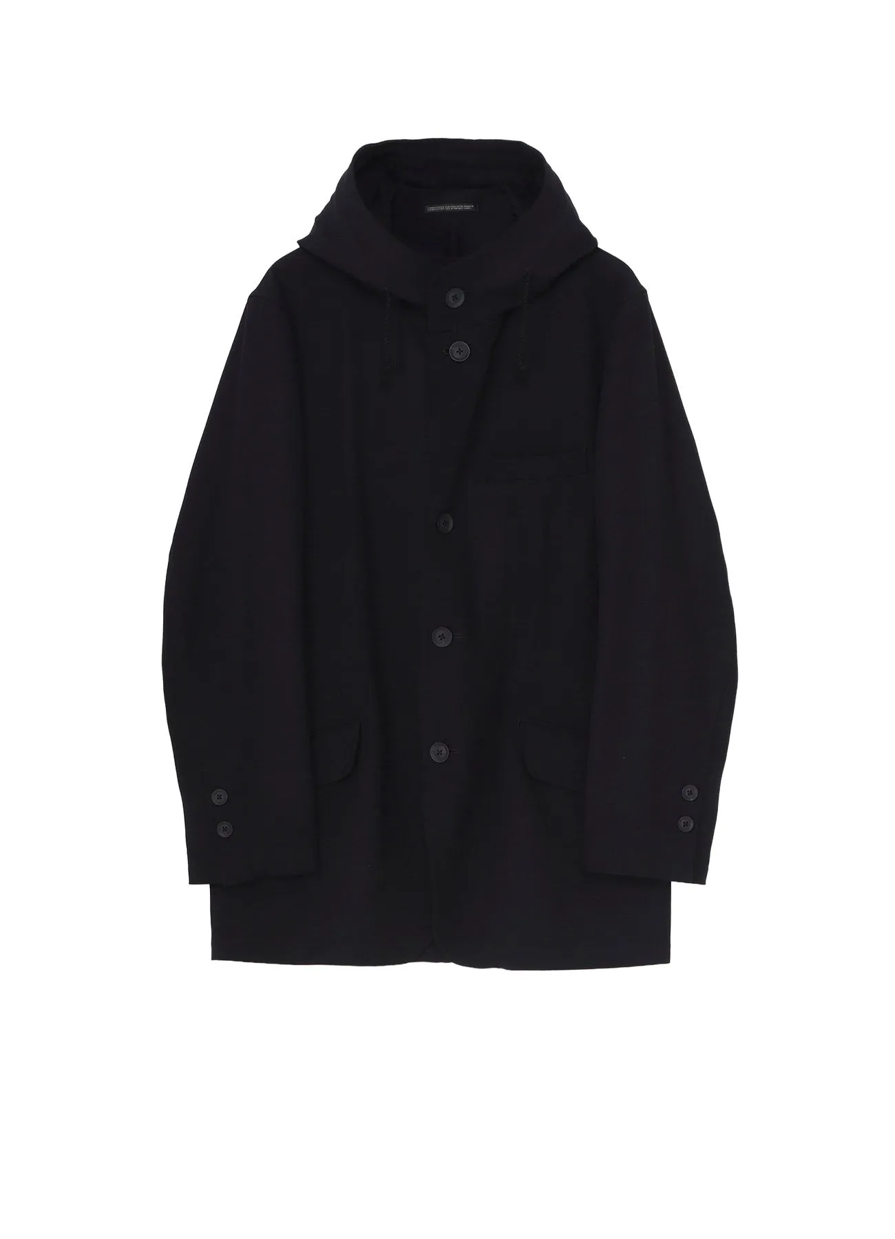 ARMY GABARDINE FOODED JACKET sold by Yohji Yamamoto
