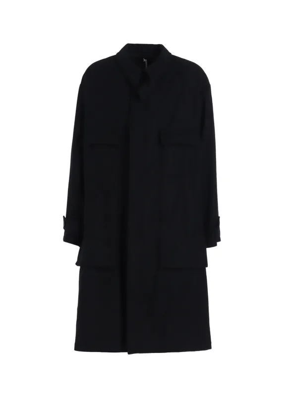 MELTON OUT POCKET LONG COAT sold by Yohji Yamamoto
