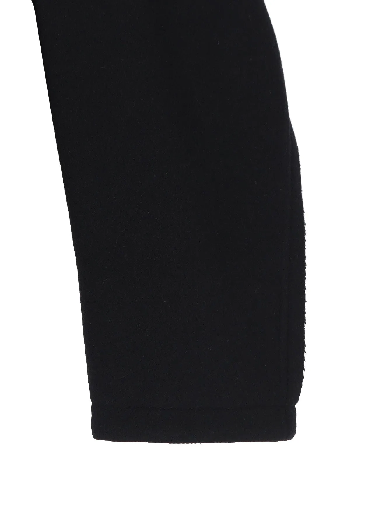 DOUBLE WEAVE MELTON UNRRIMMED HOODED COAT sold by Yohji Yamamoto product image thumbnail 5