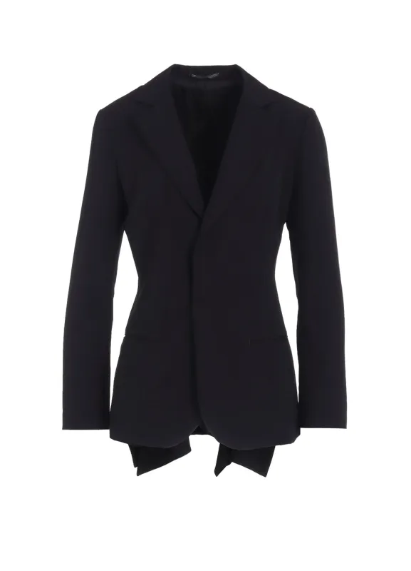 WOOL GABARDINE JACKET sold by Yohji Yamamoto