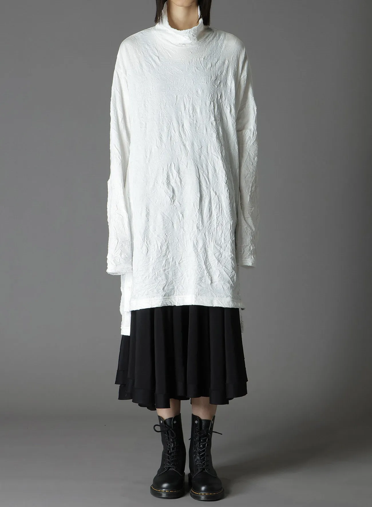 CATCH WASHER RIGHT BUTTON-OPENING BIG TURTLENECK sold by Yohji Yamamoto product image thumbnail 5