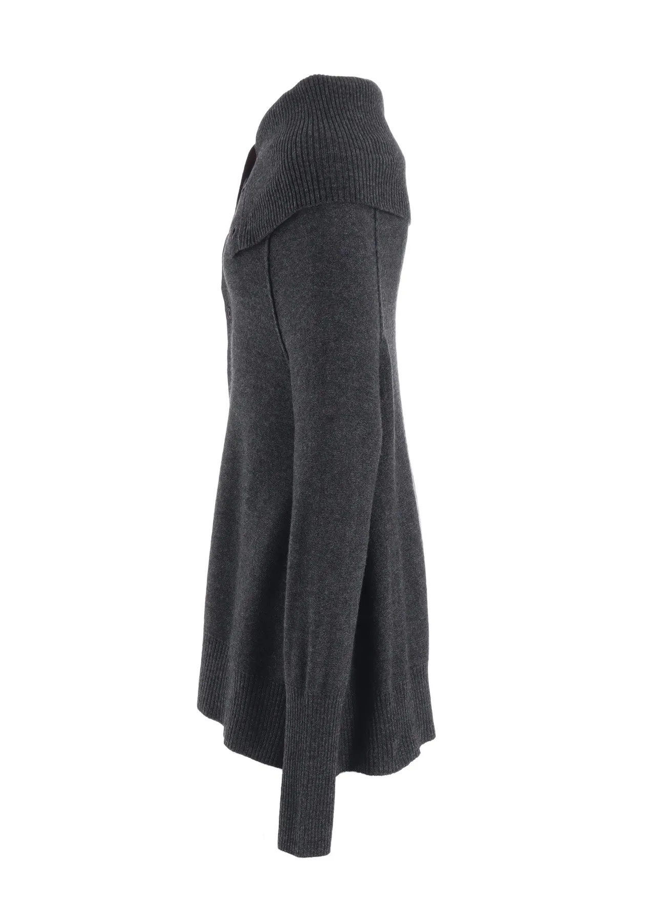 WOOL BREND DRAPED CARDIGAN sold by Yohji Yamamoto product image thumbnail 3