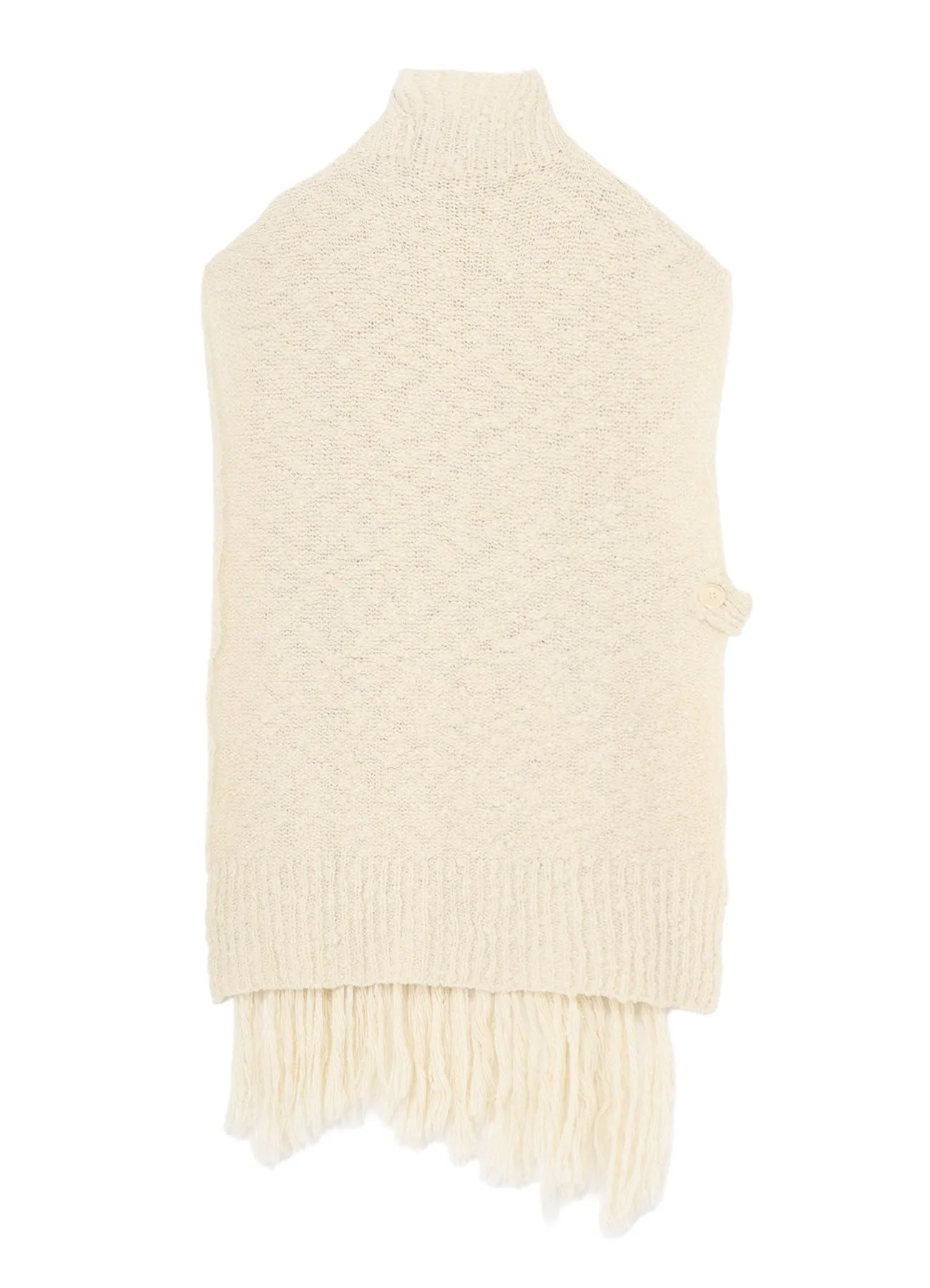 THICK SLUB JERSEY FRINGE VEST sold by Yohji Yamamoto product image thumbnail 3