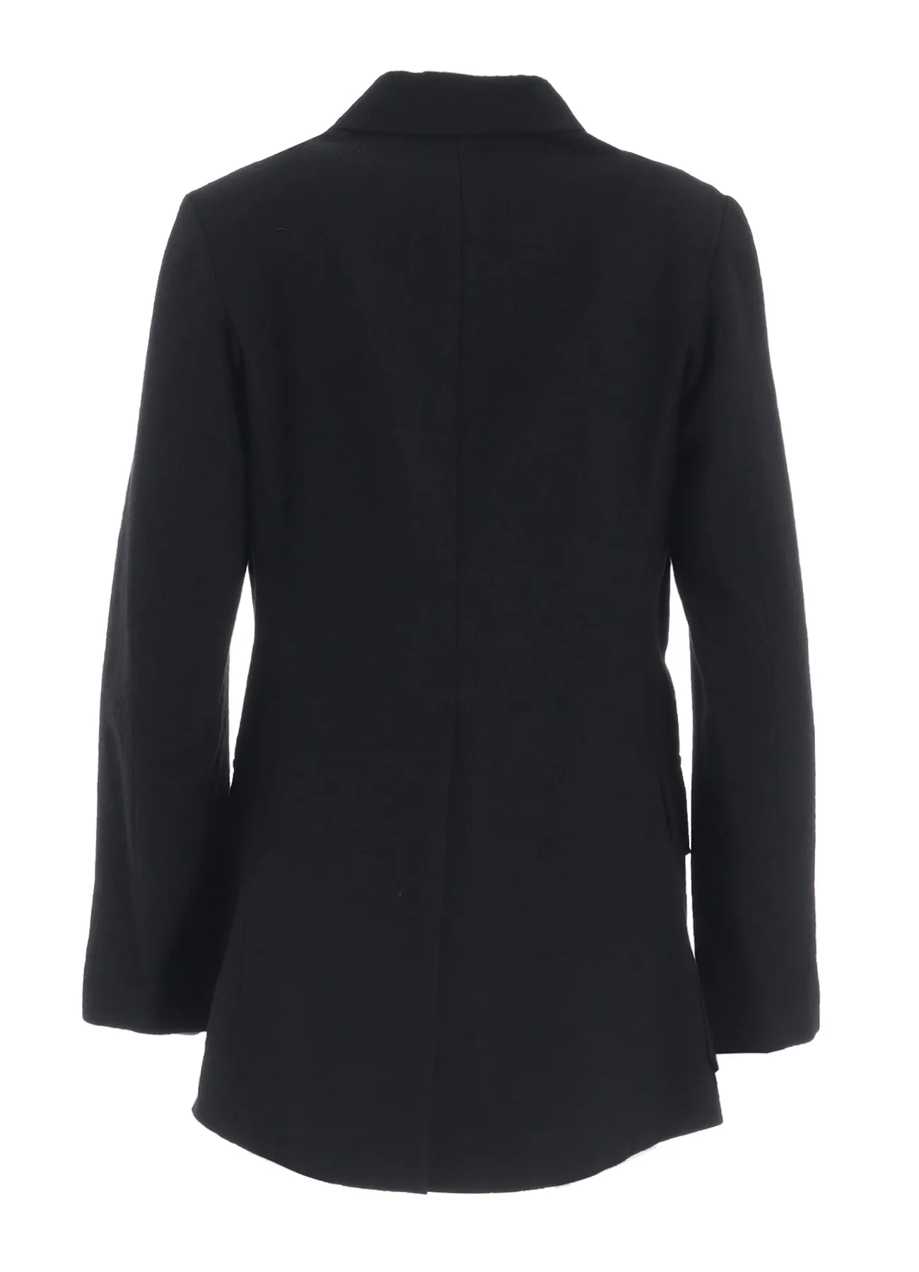 MILLING WOOL SERGE NOTCHED LAPEL JACKET sold by Yohji Yamamoto product image thumbnail 4