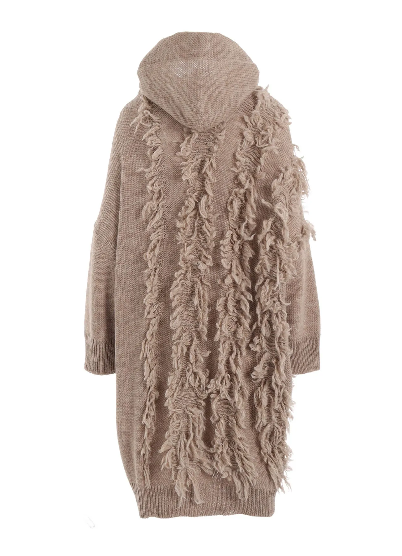 FRINGE JQ HOODED CARDIGAN sold by Yohji Yamamoto product image thumbnail 4