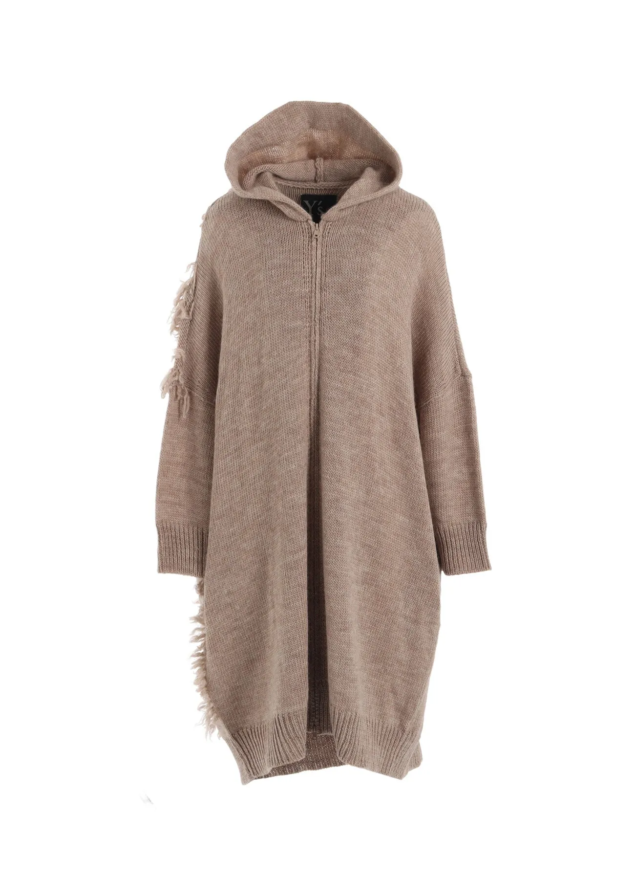FRINGE JQ HOODED CARDIGAN sold by Yohji Yamamoto