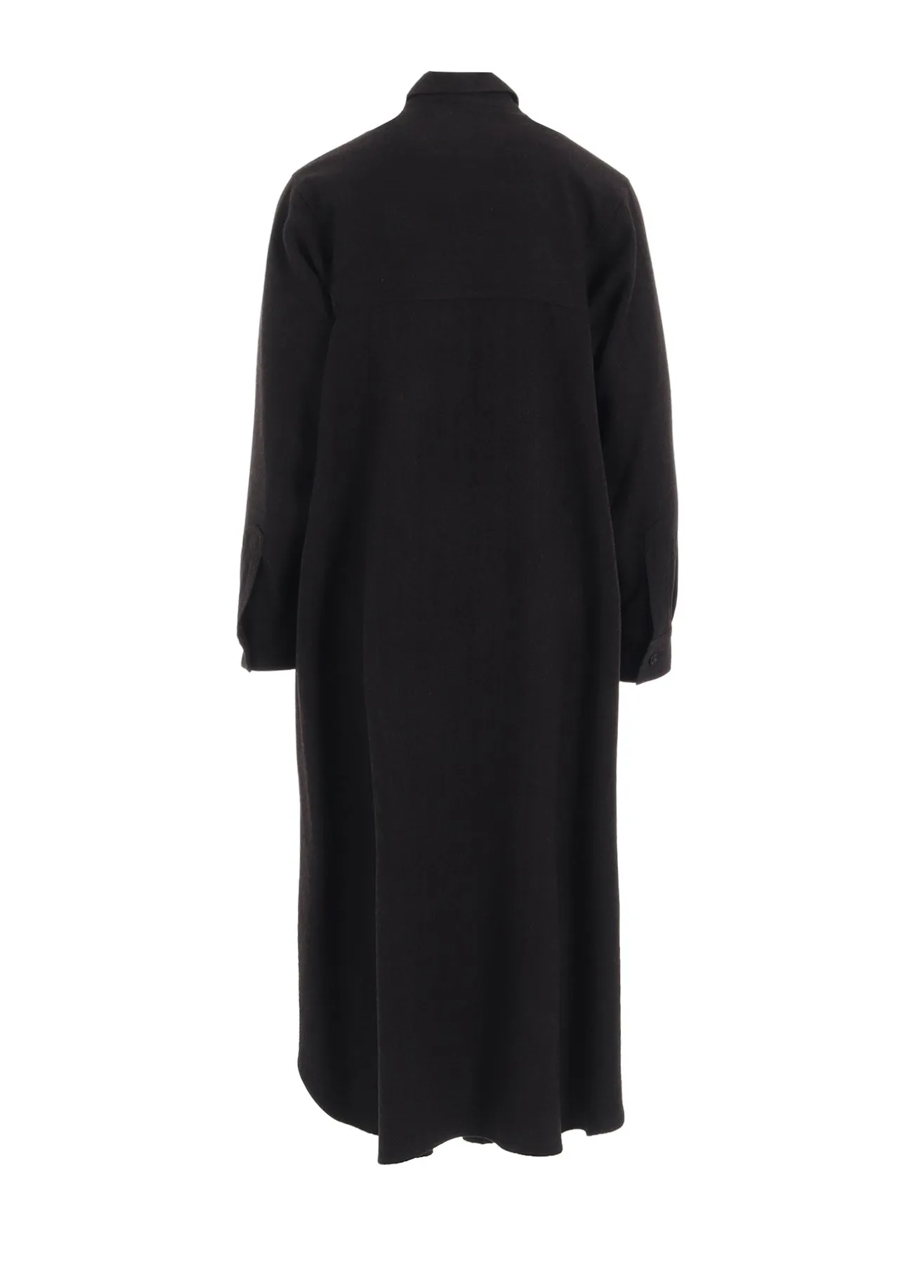 W/NY HERRINGBONE MILITARY LONG DRESS sold by Yohji Yamamoto product image thumbnail 4