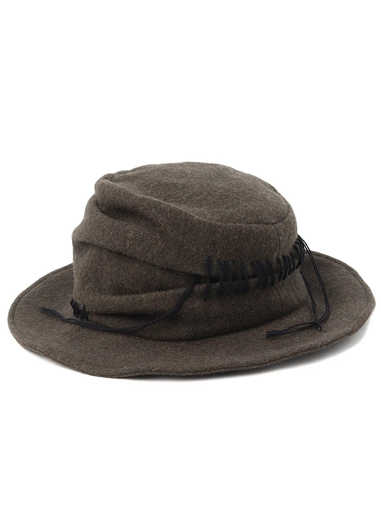 TOP VINTAGE FLANNEL STITCH HAT sold by Yohji Yamamoto product image thumbnail 2