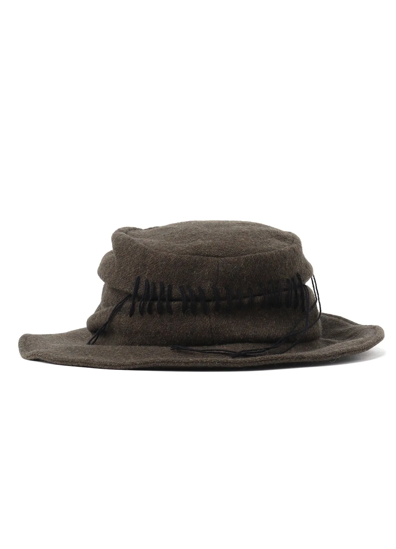 TOP VINTAGE FLANNEL STITCH HAT sold by Yohji Yamamoto product image thumbnail 3