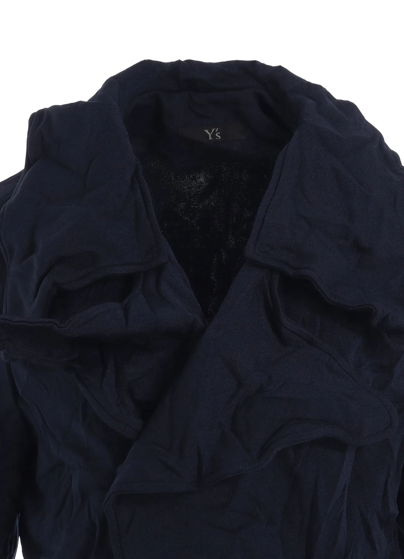 WRINKLE-EFFECT MOTO JACKET sold by Yohji Yamamoto product image thumbnail 5